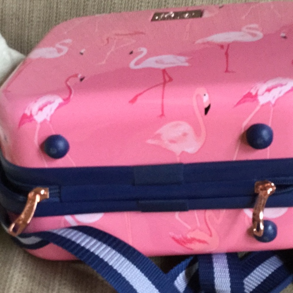 AS IS Flamingo travel case vacay rodeo queen farmer’s market festival beach - Picture 11 of 13